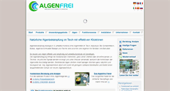 Desktop Screenshot of algenfrei.com